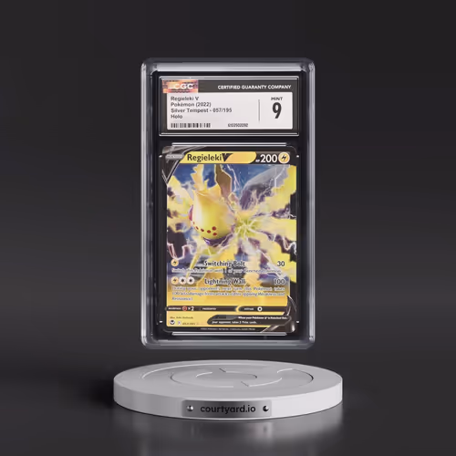 2022 Silver Tempest #057/195 Regieleki V - Holo (CGC 9 MINT)
