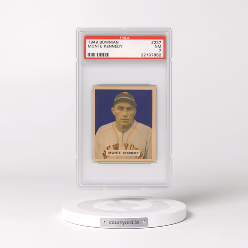1949 Bowman #237 Monte Kennedy (PSA 7 NM)