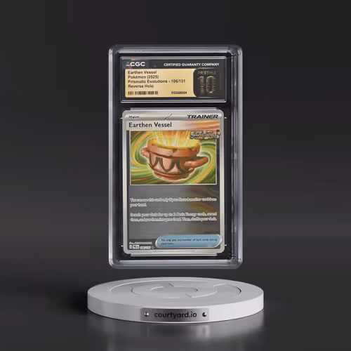 2024 Prismatic Evolutions - PRE EN #106/131 Earthen Vessel - Reverse Holo (CGC 10 PRISTINE)