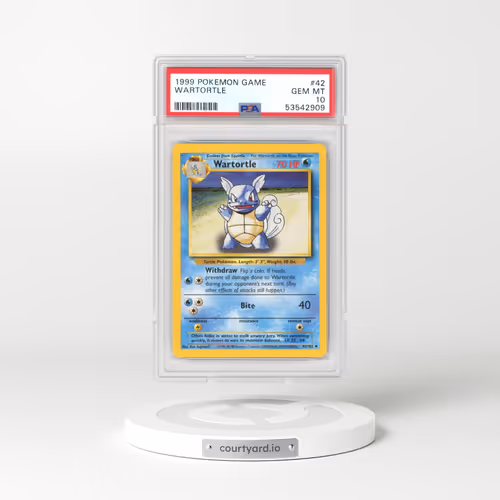 1999 Base Set #42 Wartortle (PSA 10 GEM MINT)