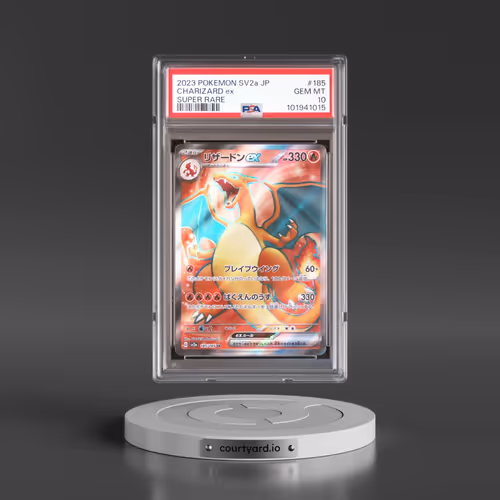 2023 Pokémon Sv2a-Pokemon 151 #185 Charizard EX - Holo Super Rare (PSA 10 GEM MINT)