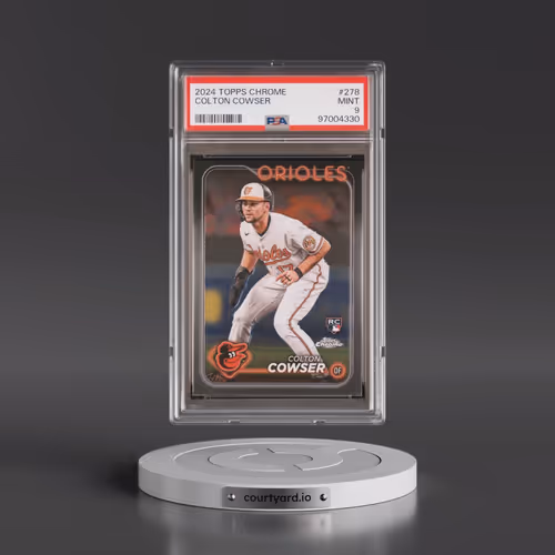 2024 Topps Chrome #278 Colton Cowser (PSA 9 MINT)