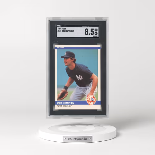 1984 Fleer #131 Don Mattingly (SGC 8.5 NM-MT+)