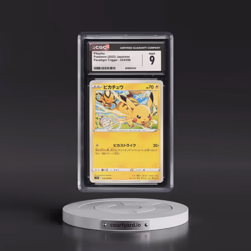 2022 Pokémon Sword & Shield Paradigm Trigger #024 Pikachu (CGC 9 MINT)