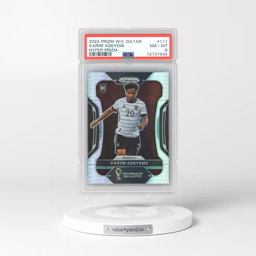 2022 Panini Prizm World Cup Qatar #111 Karim Adeyemi Hyper Prizm