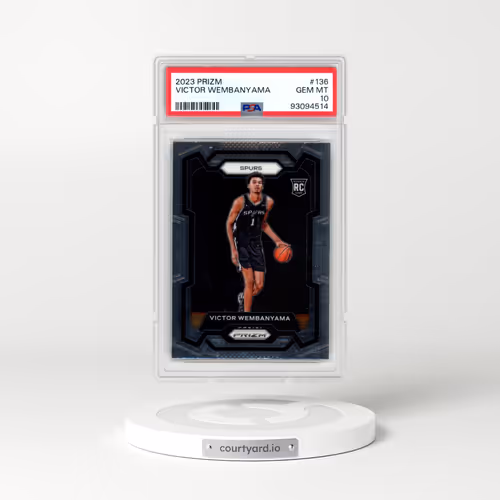 2023 Panini Prizm #136 Victor Wembanyama (PSA 10 GEM MINT)