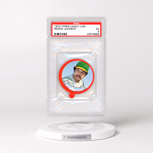 1973 Topps Candy Lids Reggie Jackson (PSA 5 EX)