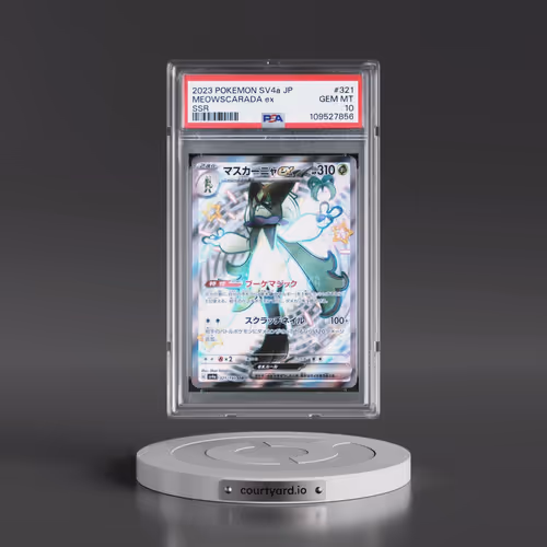 2023 Pokémon Sv4a-Shiny Treasure EX #321 Meowscarada EX - Holo Ssr (PSA 10 GEM MINT)