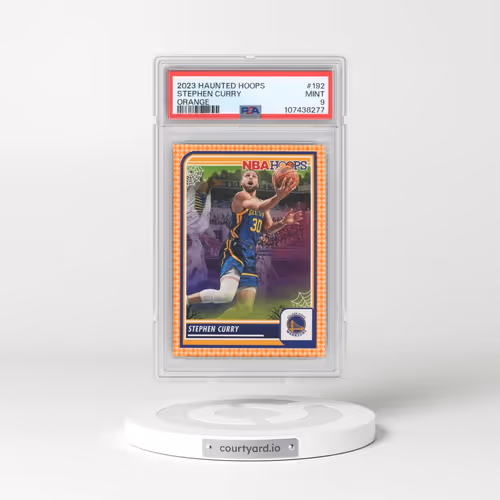 2023 Panini Haunted Hoops #192 Stephen Curry - Orange (PSA 9 MINT)