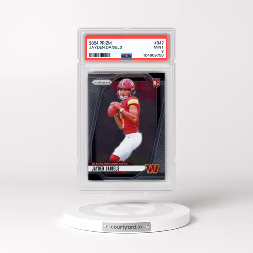 2024 Panini Prizm #347 Jayden Daniels (PSA 9 MINT)