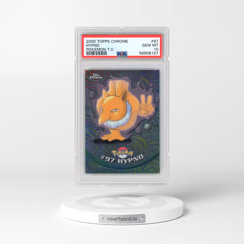 2000 Topps Chrome Pokémon T.V. #97 Hypno (PSA 10 GEM MINT)