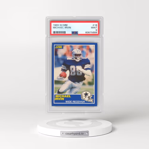 1989 Score #18 Michael Irvin (PSA 9 MINT)