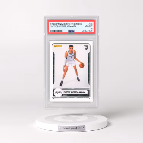 2023 Panini Sticker Cards #96 Victor Wembanyama (PSA 8 NM-MT)