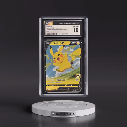 2021 Pokémon 25th Anniversary Collection #020 Pikachu V - Holo (CGC 10 GEM MINT)