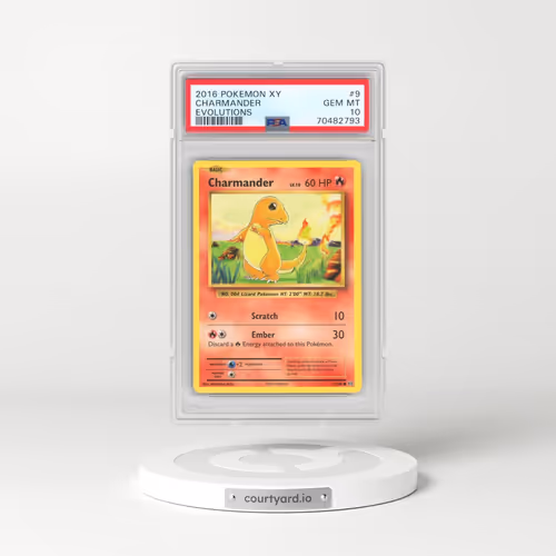 2016 Pokémon XY Evolutions #9 Charmander (PSA 10 GEM MINT)