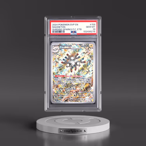 2024 Pokémon Svp EN-SV Black Star Promo #159 Magneton - Surging Sparks Pokemon Center Elite Trainer
