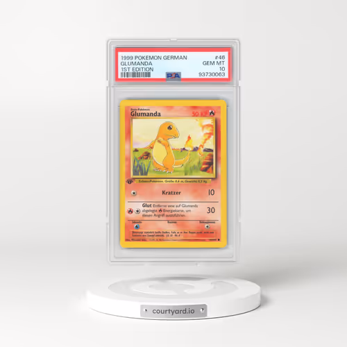 1999 Pokémon #46 Glumanda - 1st Edition (PSA 10 GEM MINT)