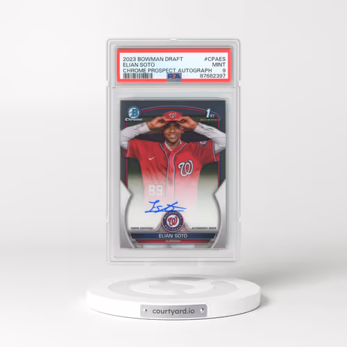 2023 Bowman Draft Chrome Prospect Autograph #CPAES Elian Soto (PSA 9 MINT)