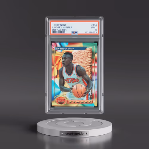 1993 Finest #184 Lindsey Hunter - Refractor (PSA 9 MINT)