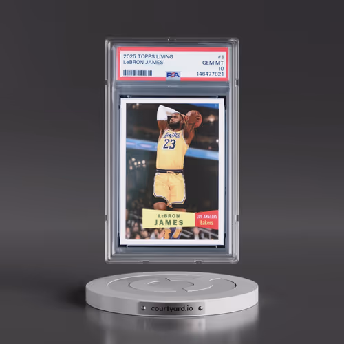 2025 Topps Living #1 LeBron James (PSA 10 GEM MINT)