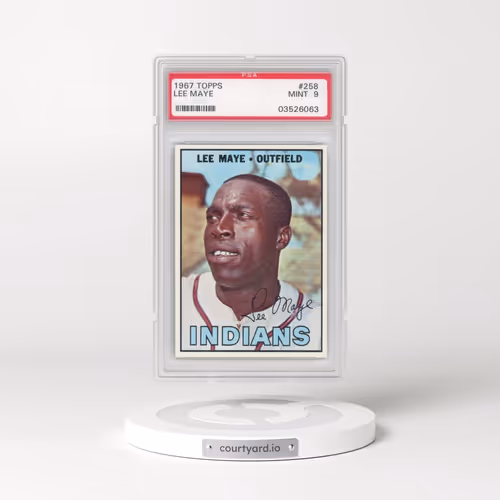1967 Topps #258 Lee Maye (PSA 9 MINT)