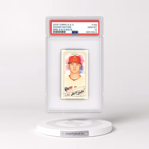 2018 Topps Allen & Ginter #100 Shohei Ohtani - Mini-A & G Back (PSA 10 GEM MINT)