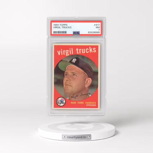 1959 Topps #417 Virgil Trucks (PSA 7 NM)