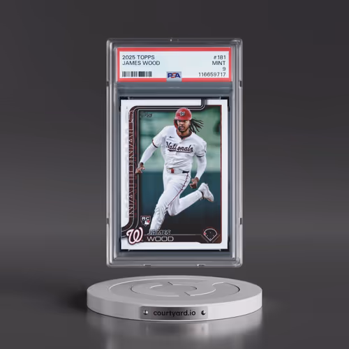 2025 Topps #181 James Wood (PSA 9 MINT)