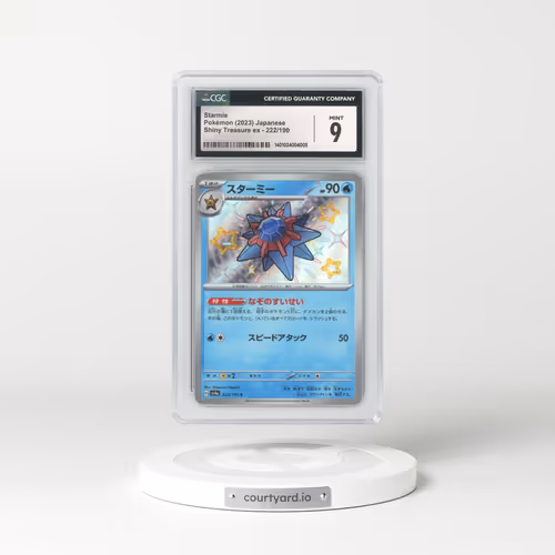 2023 Japanese Shiny Treasure ex #222 Starmie (CGC 9 MINT)