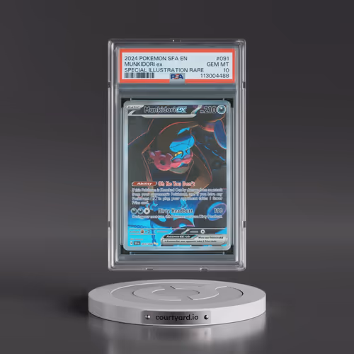 2024 Pokémon Sfa EN-Shrouded Fable #091 Munkidori EX - Holo Special Illustration Rare (PSA 10 GEM MI
