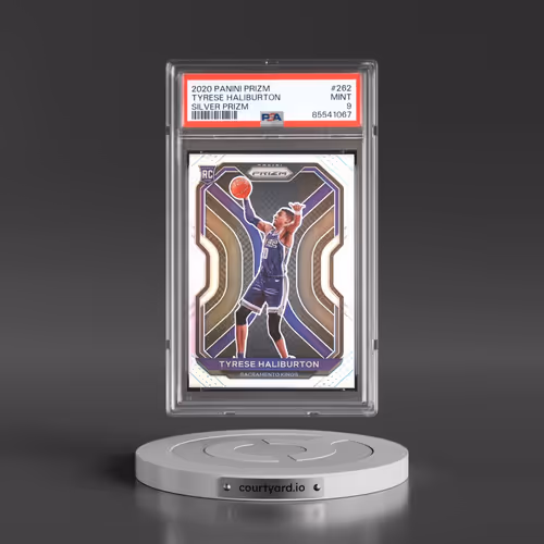 2020 Panini Prizm #262 Tyrese Haliburton - Silver Prizm (PSA 9 MINT)