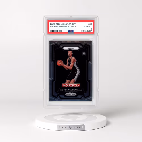 2023 Panini Prizm Monopoly #81 Victor Wembanyama (PSA 10 GEM MINT)