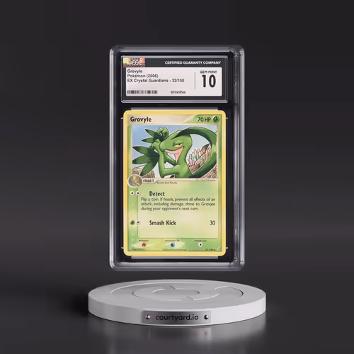 2006 EX Crystal Guardians #32/100 Grovyle (CGC 10 GEM MINT)