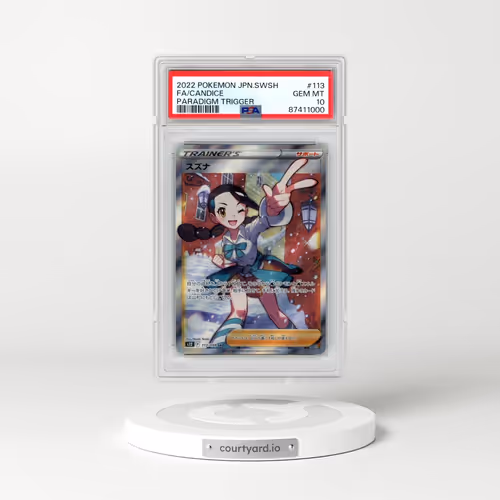2022 Pokémon Sword & Shield Paradigm Trigger #113 Candice - Full Art (PSA 10 GEM MINT)