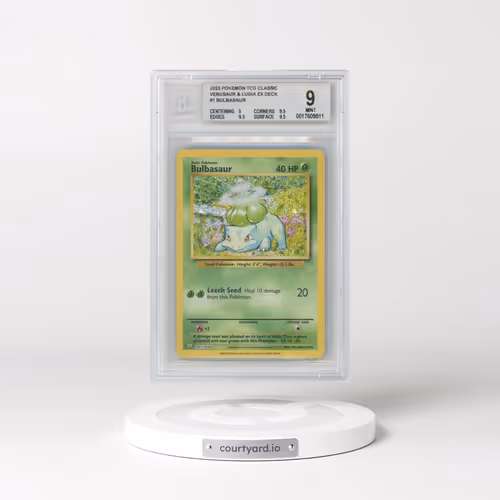 2023 Pokémon CLV-Trading Card Game Classic Venusaur & Lugia EX Deck #001 Bulbasaur (BGS 9 MINT)