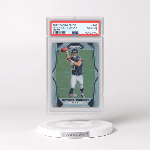 2017 Panini Prizm #209 Mitchell Trubisky - Prizm (PSA 10 GEM MINT)