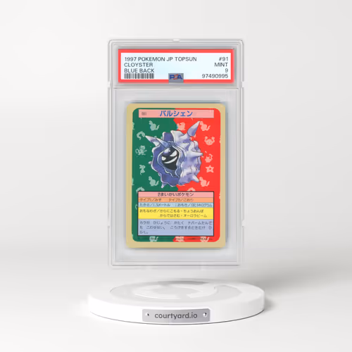 1997 Pokémon Topsun #91 Cloyster - Blue Back (PSA 9 MINT)