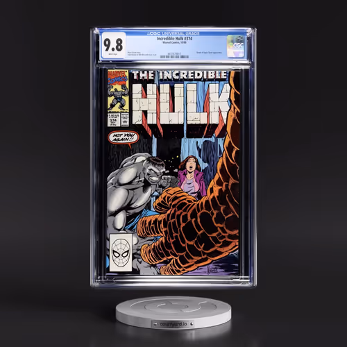 Incredible Hulk #374 CGC 9.8 White Pages (Marvel Comics, 10/90) - Universal