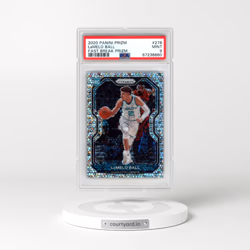 2020 Panini Prizm #278 LaMelo Ball - Fast Break Prizm (PSA 9 MINT)