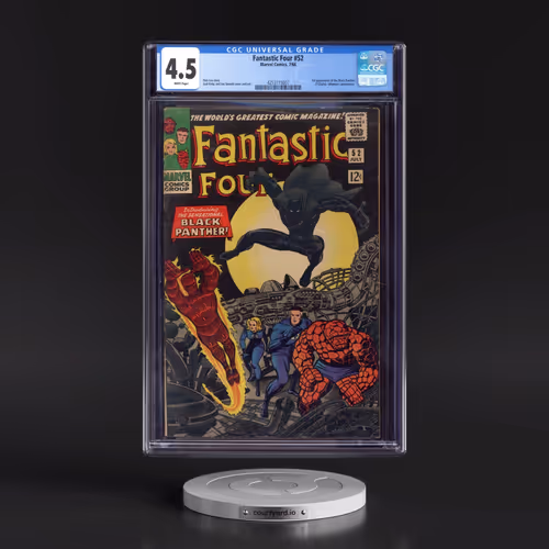 Fantastic Four #52 CGC 4.5 White Pages (Marvel Comics, 7/66)