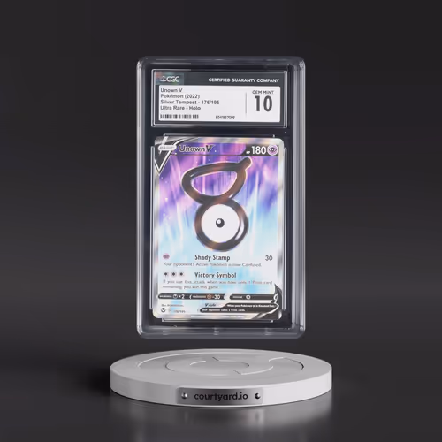 2022 Silver Tempest #176/195 Unown V - Ultra Rare Holo (CGC 10 GEM MINT)