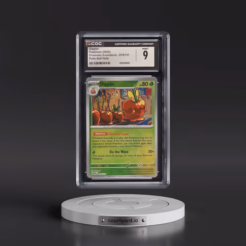 2024 Prismatic Evolutions - PRE EN #010/131 Dipplin - Poké Ball Holo (CGC 9 MINT)