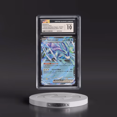 2023 Pokémon Clb-Trading Card Game Classic Blastoise & Suicune EX Deck #010 Suicune EX - Holo (CGC 1