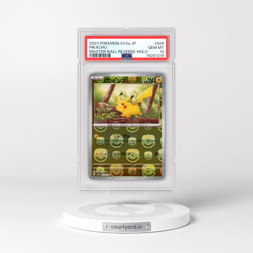 2023 Pokémon Sv2a-Pokemon 151 #025 Pikachu - Reverse Holo Master Ball (PSA 10 GEM MINT)
