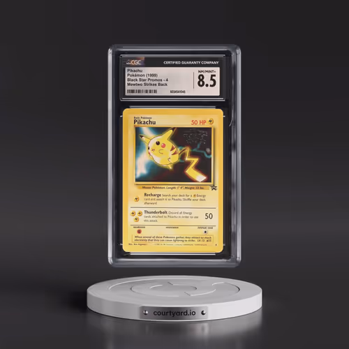 1999 Black Star Promos #4 Pikachu - Mewtwo Strikes Back (CGC 8.5 NM-MT+)