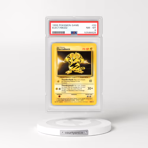 1999 Pokémon Game #20 Electabuzz (PSA 8 NM-MT)