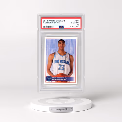 2012 Panini Stickers #241 Anthony Davis (PSA 10 GEM MINT)