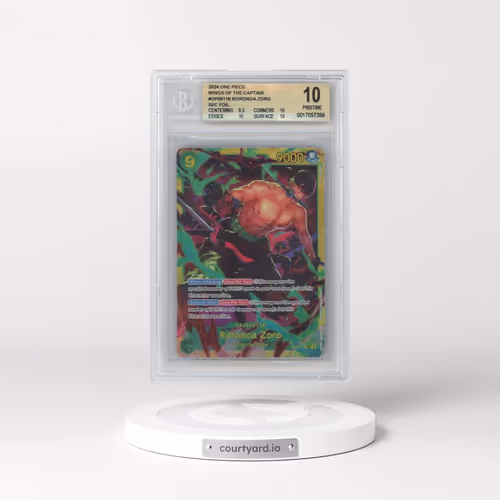 2024 One Piece Wings of the Captain #118 Roronoa Zoro (BGS 10 PRISTINE)