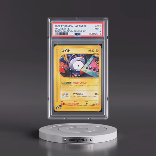 2002 Pokémon the Town on No Map #032 Magnemite - 1st Edition (PSA 9 MINT)