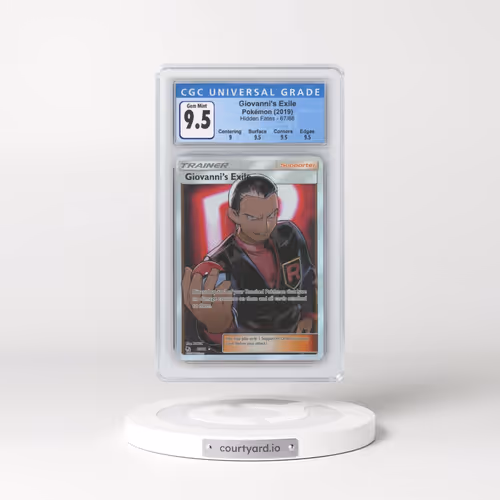 2019 Hidden Fates #67/68 Giovanni's Exile - Ultra Rare Holo (CGC 10 GEM MINT)